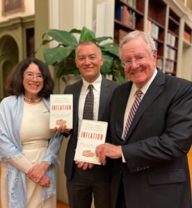 Steve Forbes, author of Inflation... He'll be at IMEX 2023 signing his new book!